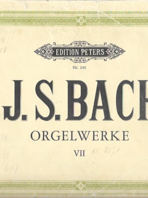 Orgelwerken van J.S. Bach Band VII Edition Peters | Gebruikt