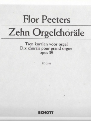 Flor Peeters | Zehn Orgelchoräle